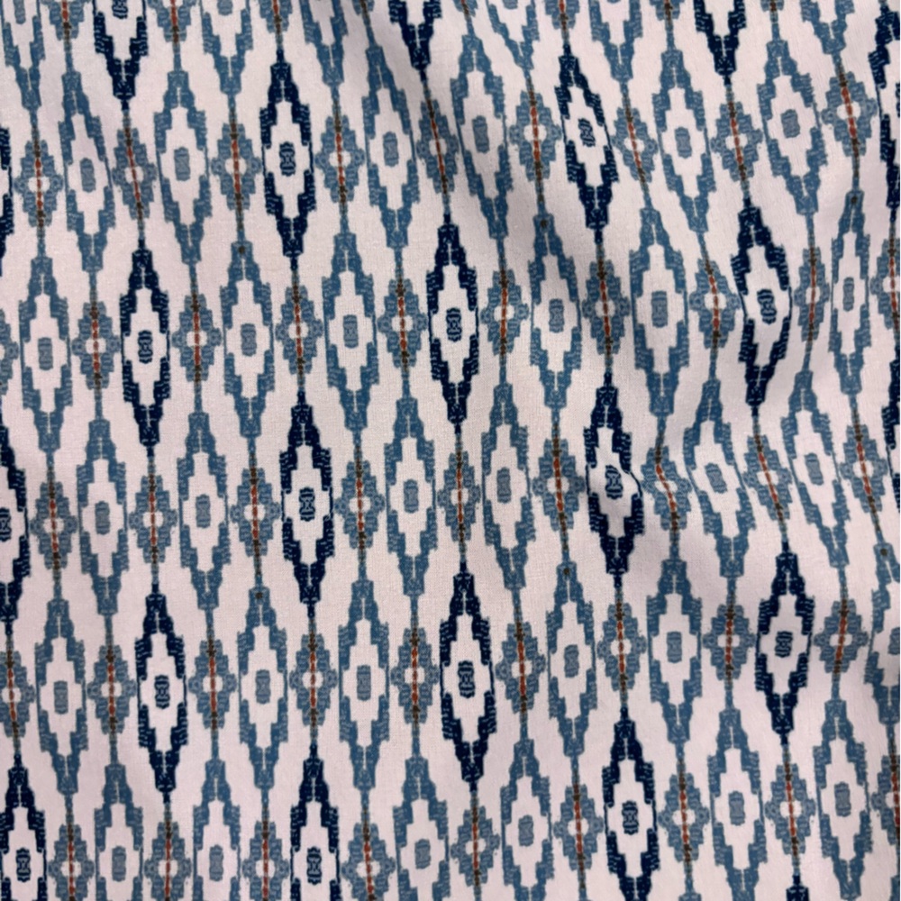 Eddie Bauer Henley Tie Waist Southwest Stretch Travel Athleisure Dress M - Picture 8 of 9